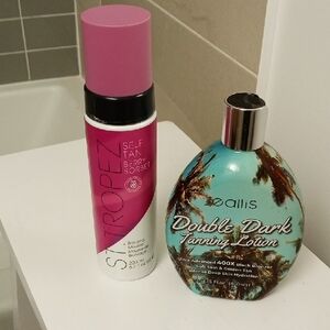 St. Tropez Berry Sorbet Mousse and Double Dark Lotion $20 For Both